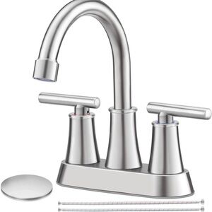 Brushed Nickel Bathroom Faucet